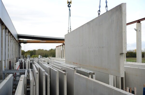mur en béton préfabriqué Techni Prefa